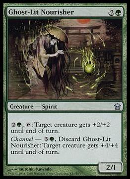 Magic the Gathering: Saviors of Kamigawa (Base Set) card 131 Ghost-Lit Nourisher