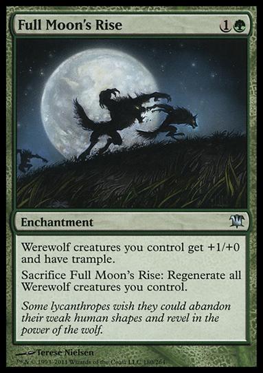 Magic the Gathering: Innistrad (Base Set) card 180 Full Moon's Rise
