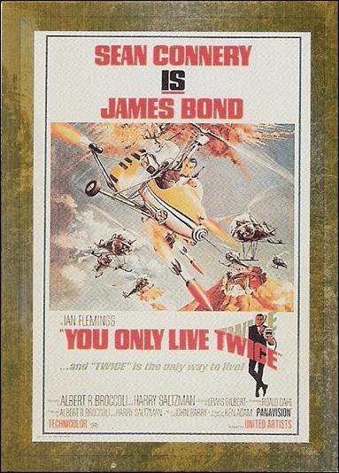 James Bond Connoisseur's Collection Volume One: The '60s (Metalworks Posters Subset) card P05 You Only Live Twice