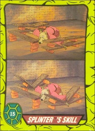 Teenage Mutant Hero Turtles (Ireland) (Base Set) card 15 Splinter's Skill