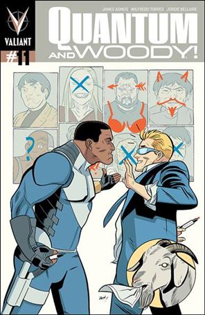 Quantum & Woody (2013) issue 11-B Wilfredo Torres Cover