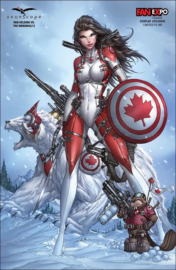 Van Helsing vs the Werewolf issue 2-E Jamie Tyndall Toronto Fan Expo Cover 1/350