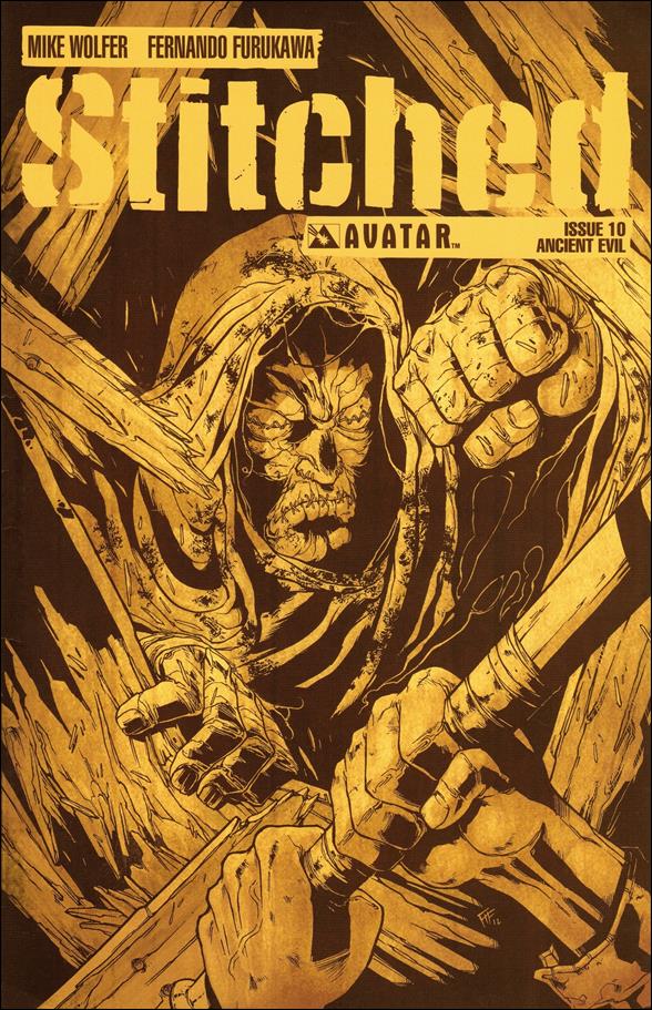 Stitched issue 10-D 1:3 Ancient Evil Cover
