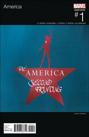 America (2017) issue 1-K Jeffrey Veregge Hip Hop Cover (2nd Printing)