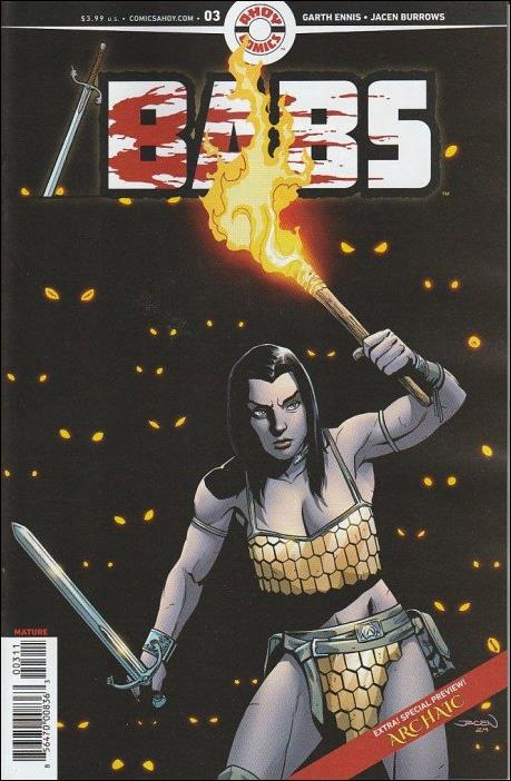 Babs issue 3 Jacen Burrows Cover