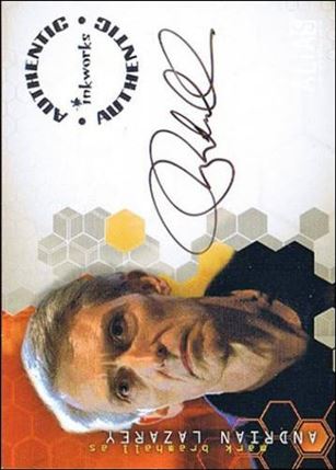 Alias: Season Three (Autograph Subset) card A26 Mark Bramhall as Andrian Lazarey