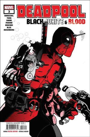 Deadpool: Black, White & Blood issue 3 Kev Walker Cover