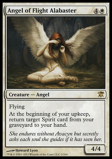 Magic the Gathering: Innistrad (Base Set) card 2 Angel of Flight Alabaster
