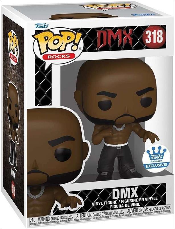 Pop! Rocks figure 318 DMX Funko Shop Exclusive