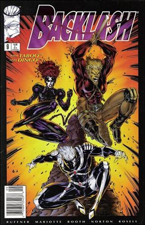 Backlash issue 9-B Newsstand Edition / Price Variant