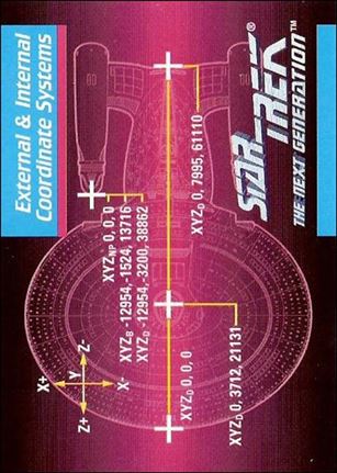 Star Trek: The Next Generation - Inaugural Edition (Base Set) card 95 External & Internal Coordinate System