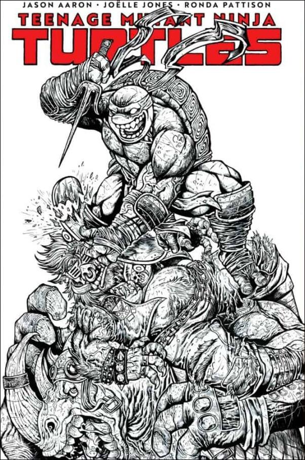 Teenage Mutant Ninja Turtles (2024) issue 1-ZB Maria Wolf Retailer Exclusive B&W Cover