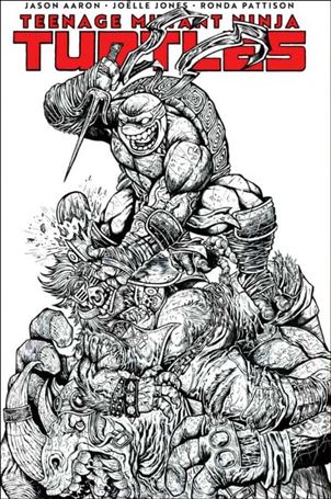 Teenage Mutant Ninja Turtles (2024) issue 1-ZB Maria Wolf Retailer Exclusive B&W Cover