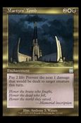 Magic the Gathering: Apocalypse (Base Set) card 110 Martyrs' Tomb