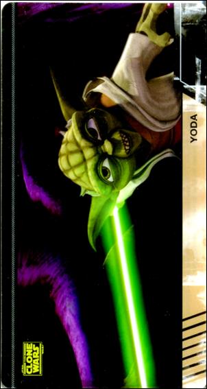 Star Wars: The Clone Wars Widevision (Animation Clear Cels Subset) card 2 Yoda