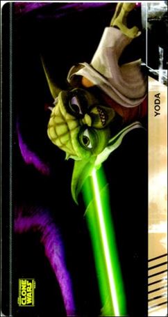 Star Wars: The Clone Wars Widevision (Animation Clear Cels Subset) card 2 Yoda