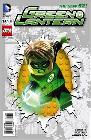 Green Lantern (2011) issue 36-D LEGO Cover