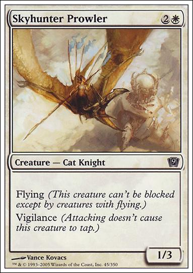 Magic the Gathering: 9th Edition (Base Set) card 45 Skyhunter Prowler
