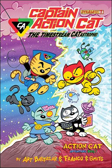 Captain Action Cat: The Timestream Catastrophe! issue 1 Art Baltazar Cover