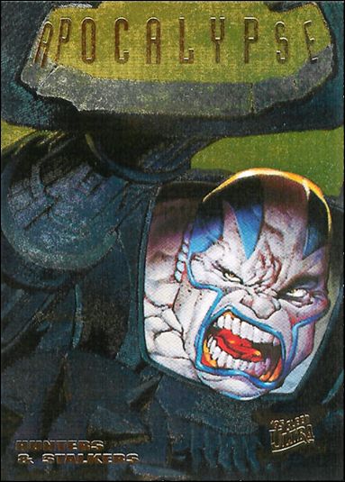 1995 Fleer Ultra X-Men (Hunters & Stalkers Subset) card 1-B Apocalypse (Gold Foil)
