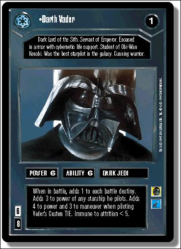 Star Wars: Premiere Limited (Base Set) card 27 Darth Vader