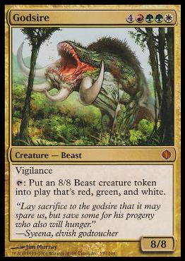 Magic the Gathering: Shards of Alara (Base Set) card 170 Godsire