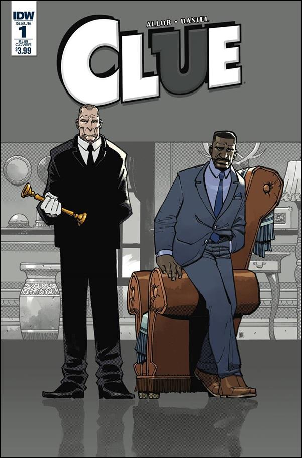 Clue issue 1-B Nelson Daniel Subscription Cover