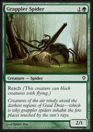 Magic the Gathering: Worldwake (Base Set) card 102 Grappler Spider