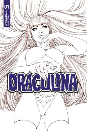 Draculina (2022) issue 1-R Guillem March 1:25 Black & White Cover