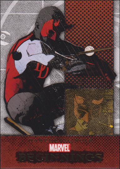 Marvel Beginnings: Series 1 (Base Set) card 71 Daredevil Noir