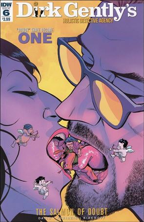 Dirk Gently's Holistic Detective Agency: The Salmon of Doubt issue 6 Ilias Kyriazis Cover