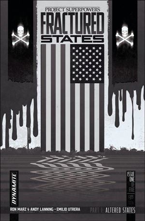Project Superpowers: Fractured States issue 1-I Rus Wooton 1:10 Black & White Cover