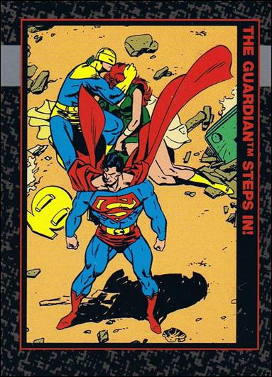 Doomsday: The Death of Superman (Base Set) card 43 The Guardian Steps In!