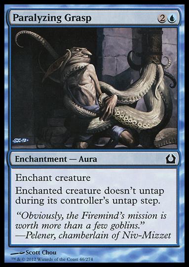 Magic the Gathering: Return to Ravnica (Base Set) card 46 Paralyzing Grasp
