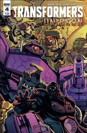 Transformers: Unicron issue 4-B James Raiz Cover