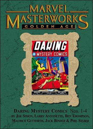 Marvel Masterworks: Golden Age Daring Mystery issue 1-B Marble Dust Jacket Vol 89