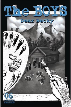 Boys: Dear Becky issue 6-B Black & White Cover
