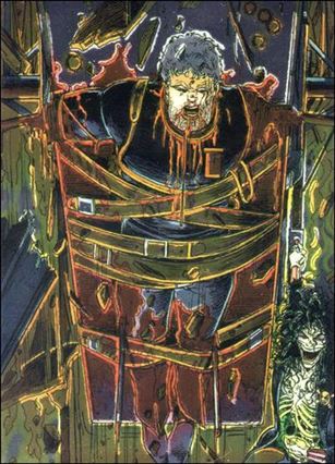 Evil Ernie Series II Chromium: Glow in the Dark (Base Set) card 35 Price's Penance
