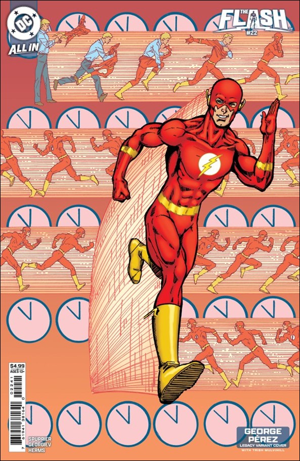 Flash (2023) issue 22-D George Pérez Legacy Cardstock Cover