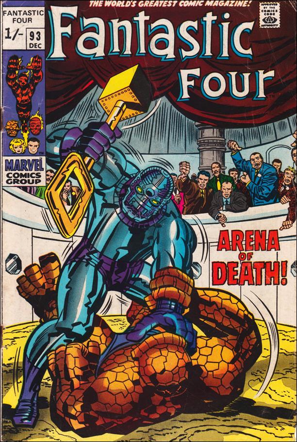 Fantastic Four (1961) issue 93-B UK Price Cover