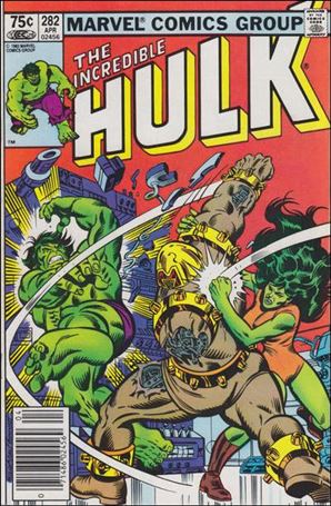 Incredible Hulk (1968) issue 282-B Canadian Price Cover
