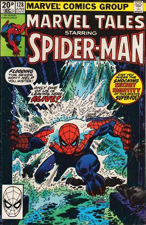 Marvel Tales (1966) issue 128-B UK Price Cover