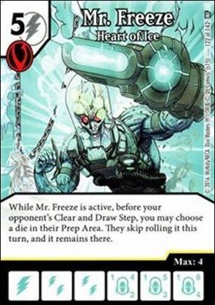 DC Comics Dice Masters World's Finest card 122 Mr. Freeze: Heart of Ice