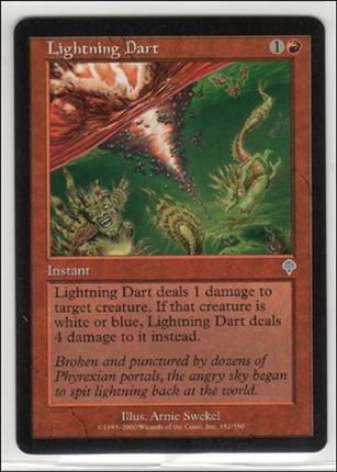 Magic the Gathering: Invasion (Base Set) card 152 Lightning Dart