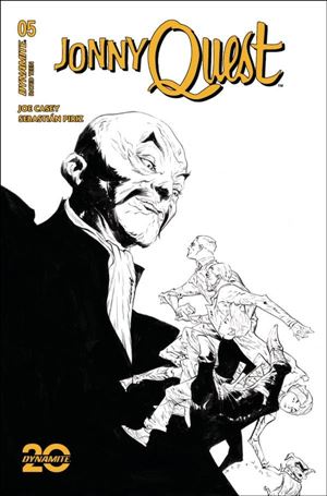 Jonny Quest (2024) issue 5-H Jae Lee B&W 1:15 Cardstock Cover