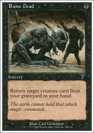 Magic the Gathering: 7th Edition (Base Set) card 157 Raise Dead