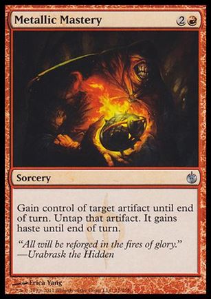 Magic the Gathering: Mirrodin Besieged (Base Set) card 71 Metallic Mastery