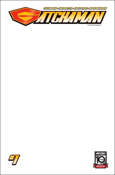 Gatchaman issue 1-D Blank Sketch Cover