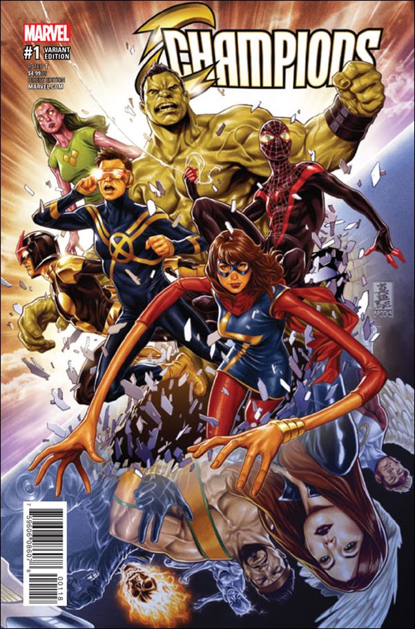 Champions (2016) issue 1-G Mark Brooks Champions Cover