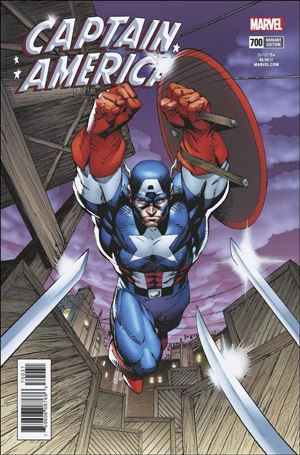 Captain America (1968) issue 700-G Jim Lee 1:500 Remastered Color Cover